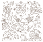 World Heritage Travel Over Time. Coloring Book