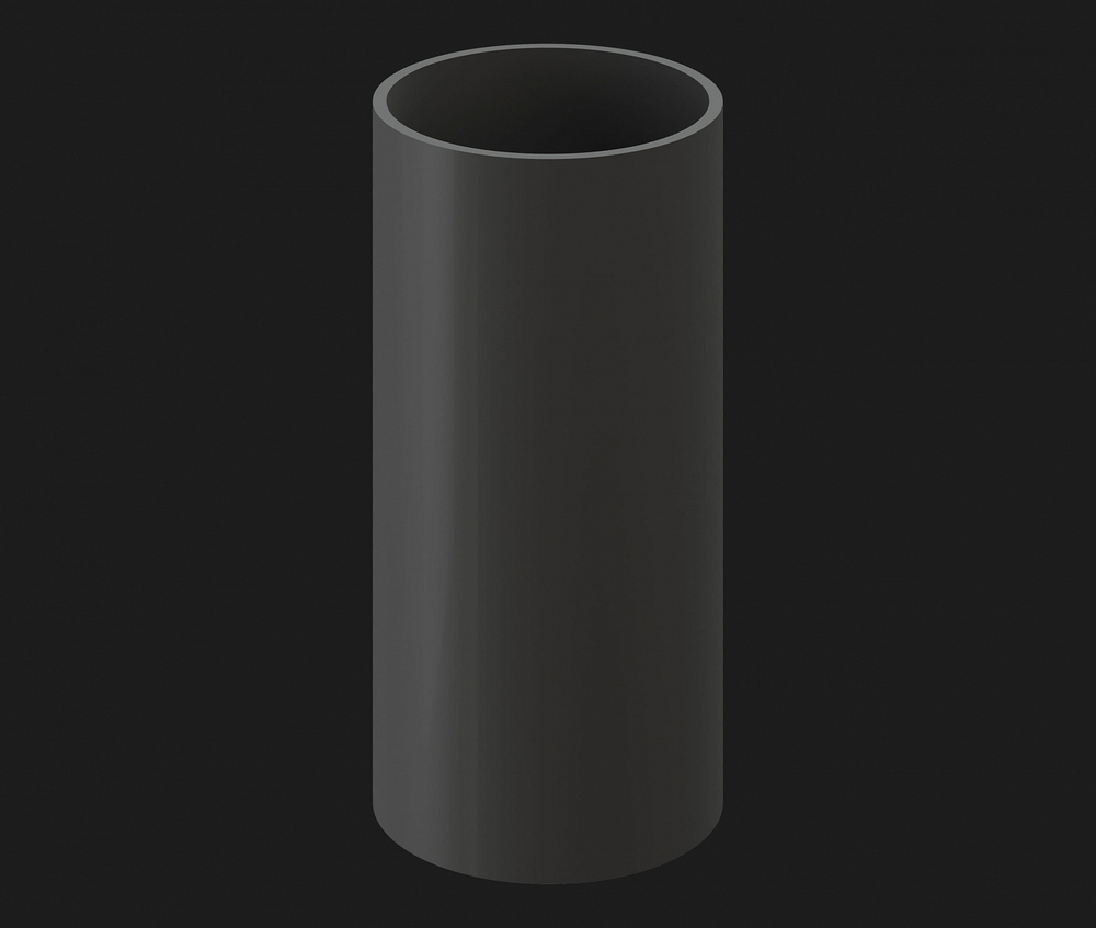 Döcke PREMIUM Труба водосточная 1м (Графит)