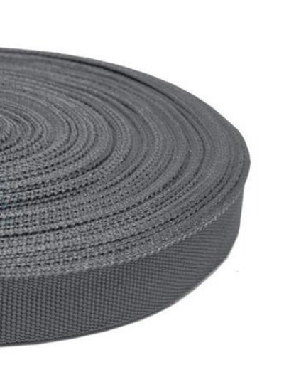 Лента окантовочная (стропа) 7,5 гр/м, ш. 22 мм, серый