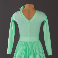 Lilia 14-01-01-Сb | Рейтинговое платье гофре для спортивных бальных танцев | Vasileva Dance