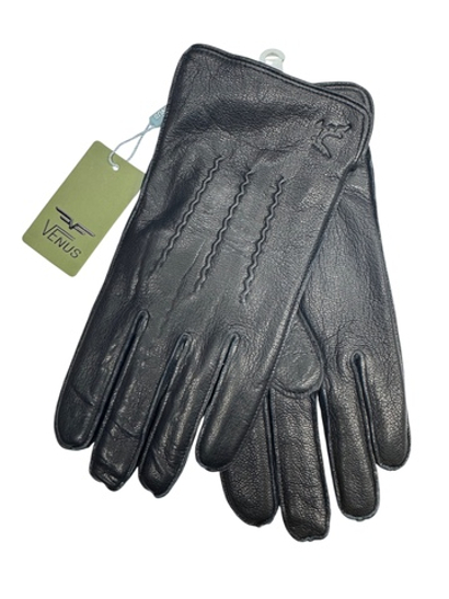 Перчатки. Женские. Материал верха: Кожаные. Кожа оленя. Подклад: Трикотаж-шерсть. 5 шт в упаковке.