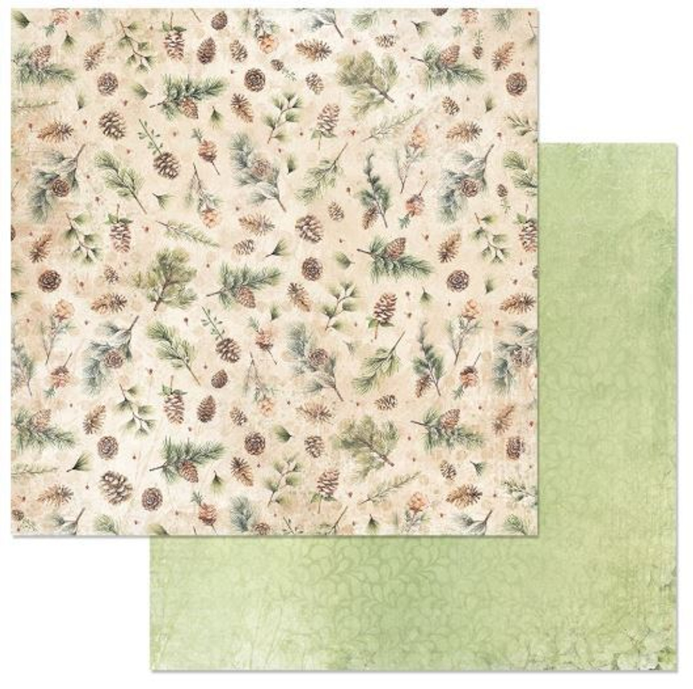 Бумага "На лесной опушке. Шишечки-иголочки" (ScrapMania)