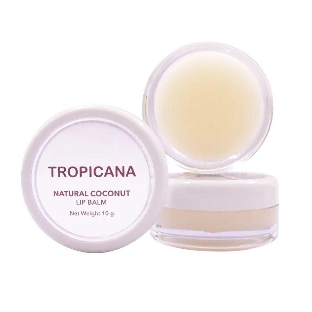 Бальзам для губ Tropicana Natural Coconut Lip Balm Coconut Delight Кокосовое наслаждение 10 г