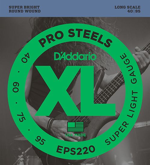 Струны для бас-гитары D'ADDARIO EPS220