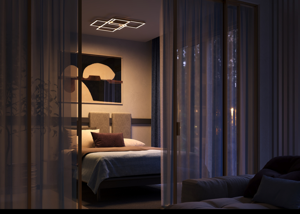 Потолочная светодиодная люстра Maytoni Rida MOD015CL-L80GK