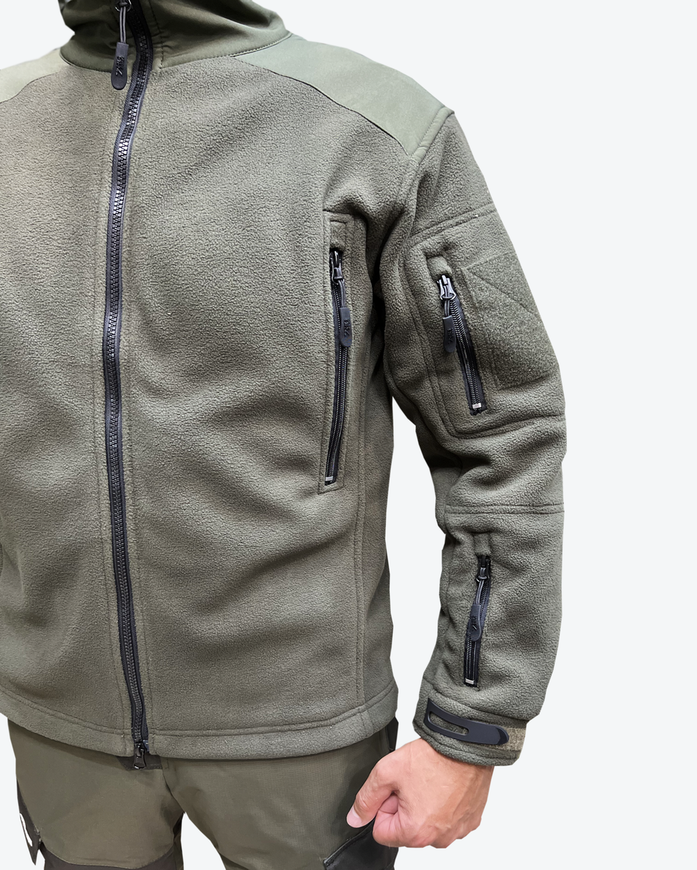 Флисовая кофта, Олива