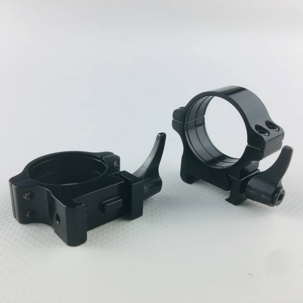 Кольца Rusan быстросъемные Weaver на 30мм H8 рычажные  (050-30-8-R)
