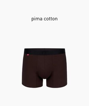 Трусы мужские боксеры, Atlantic MH-1194, шоколадные,пима хлопок