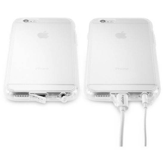 Sgp Spigen Case Ultra Hybrid FX Crystal Clear SGP11362 - Противоударная накладка с экраном для iPhone 6 / 6S