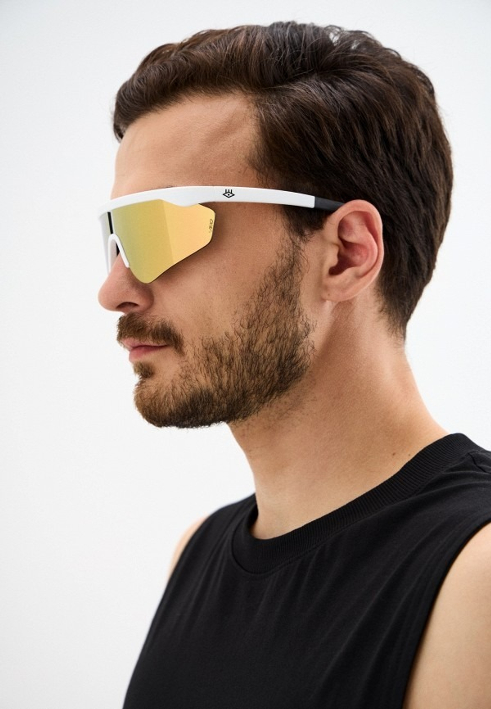 Спортивные очки AVEO Iride DUO / White / Gold Mirror Lens
