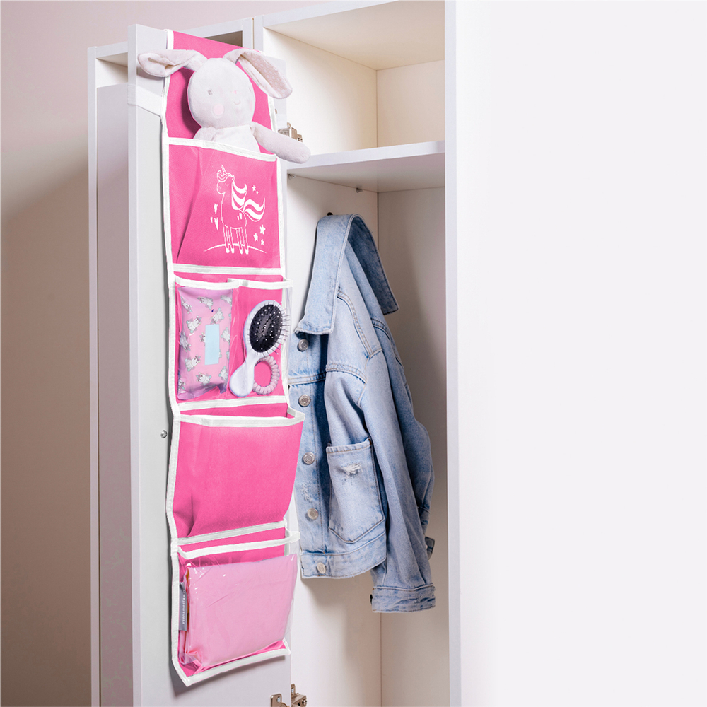 Кармашки для детского сада на резинке. Единорог