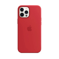 Чехол для iPhone Apple iPhone 12 Pro Max Silicone Case RED