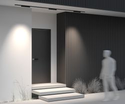 Уличный трековый мангитный светодиодный светильник Maytoni Exility IP   O-TR02-2-S-18WB4K