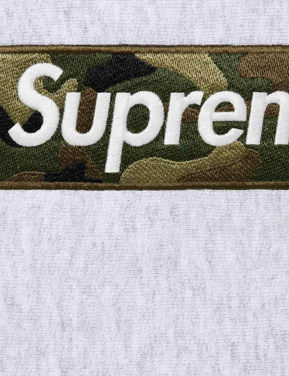 Supreme hoodie grey box logo 2025