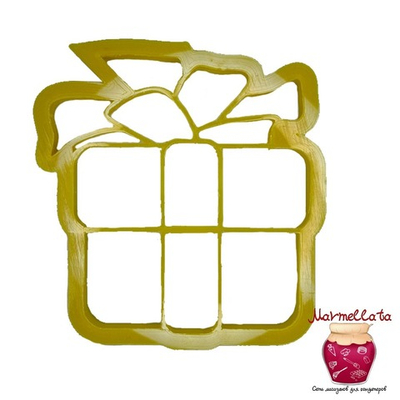 Вырубка пластиковая "Подарок"