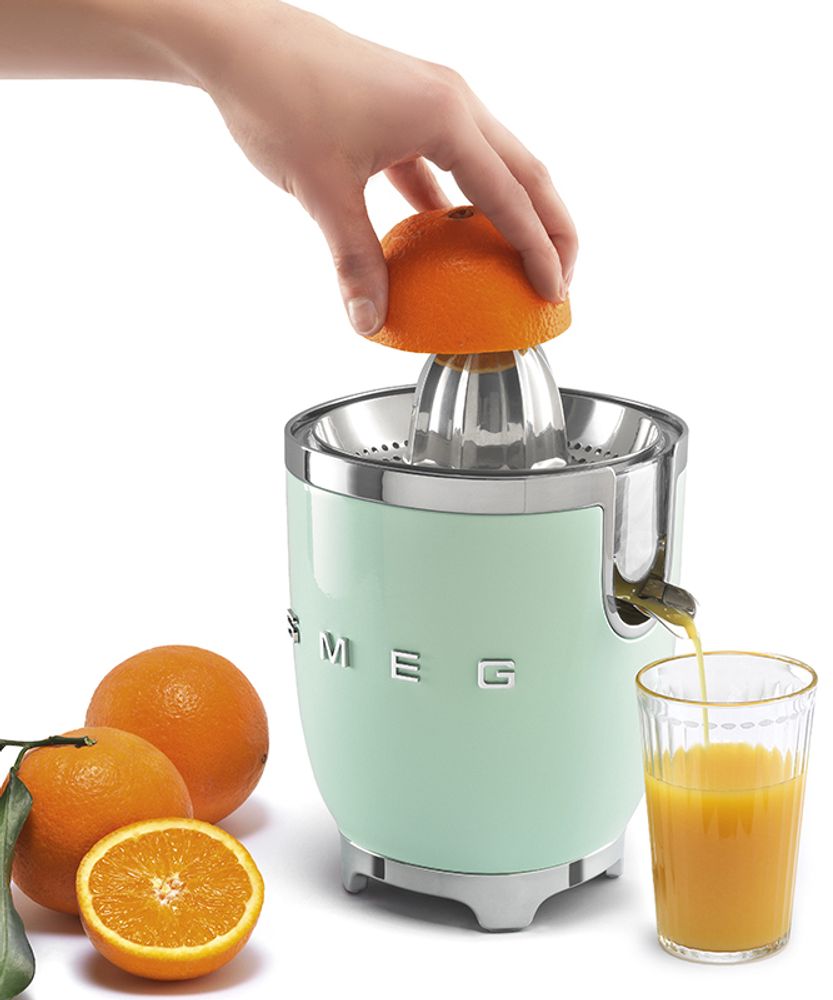 Smeg Соковыжималка для цитрусовых, пастельный зеленый