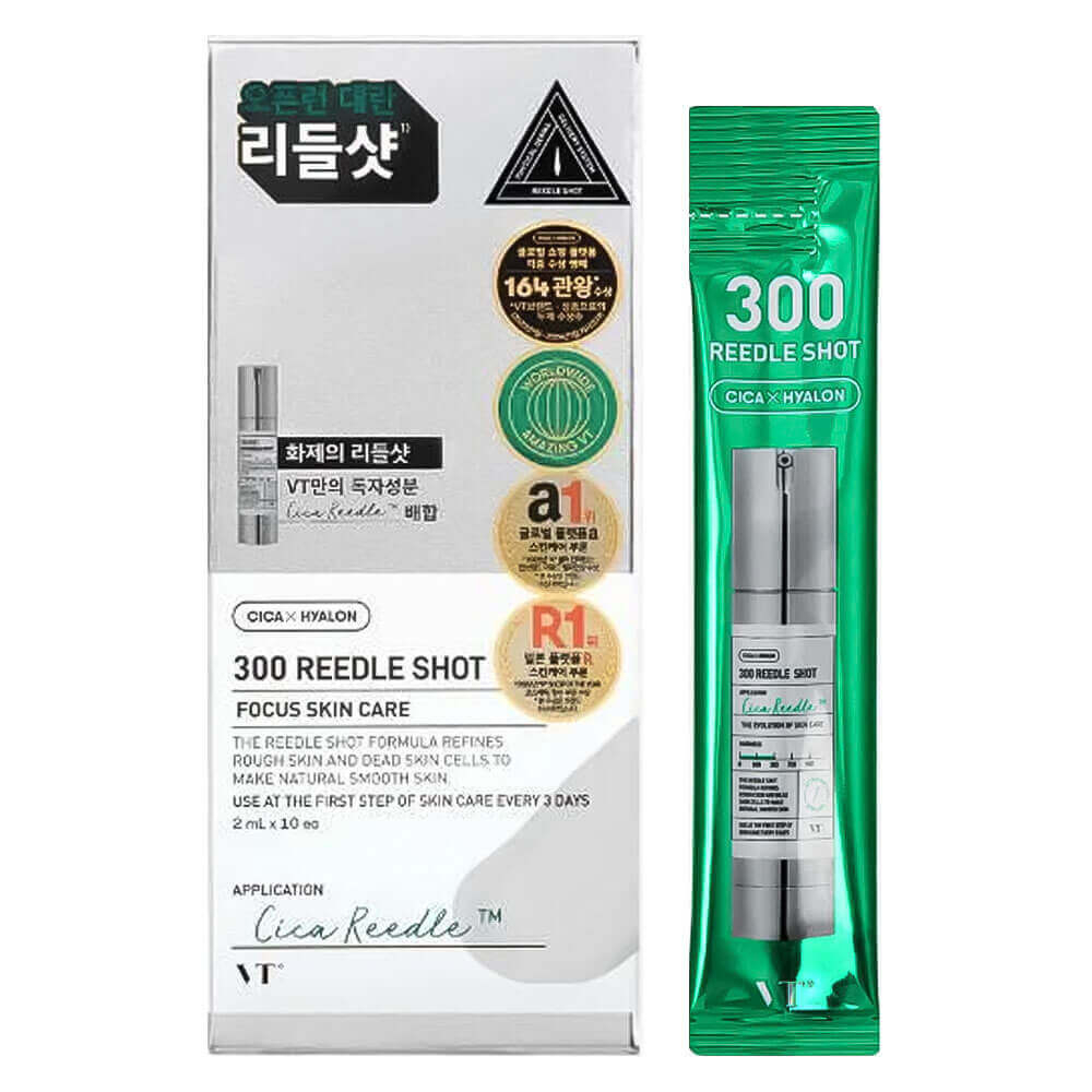 Пробник Интенсивная бустер-сыворотка с микроиглами VT Cosmetics Reedle Shot 300 (1 шт. 2 мл)