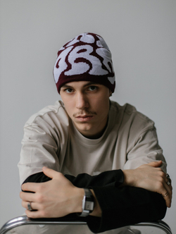 Шапка UNIFORM Sport Bubble бордовый