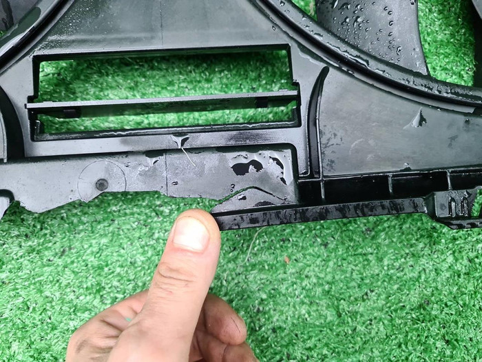 Диффузор с вентиляторами Porsche Macan 95b (14-нв)