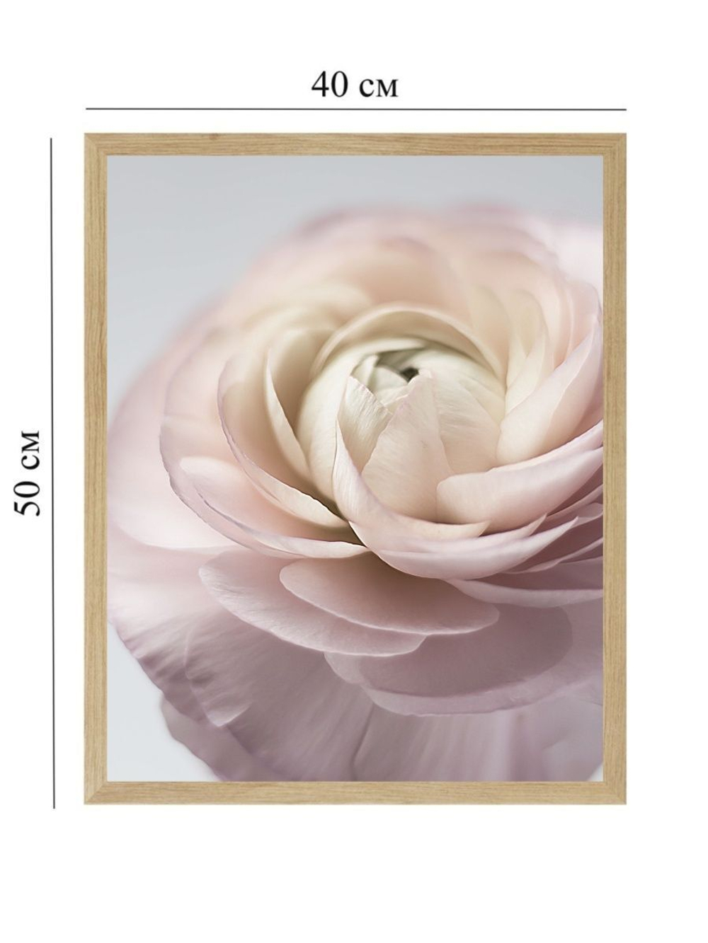 Набор постеров 40х50 пыльная роза 3 шт арт 156404157 ТТН 246259027