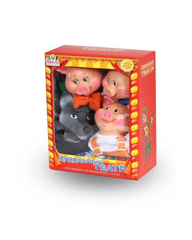Купить Набор кукольный театр из 4 персонажей N2