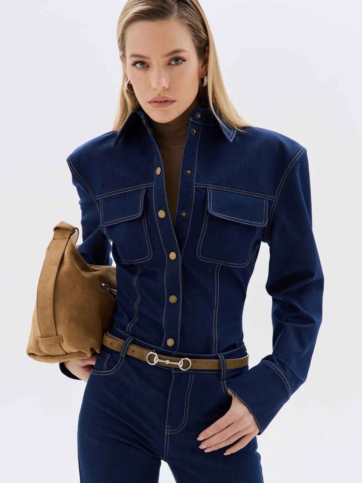 Рубашка из джинсы