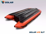 Лодка надувная моторная solar-470 super jet tunnel