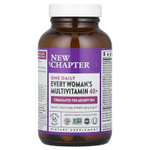 New Chapter, One Daily Every Woman's Multivitamin™ 40+, мультивитамины для женщин старше 40 лет, 96 вегетарианских таблеток