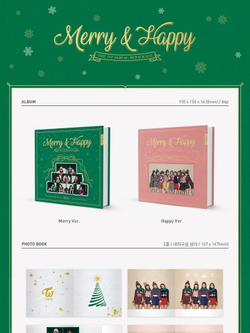 Альбом Twice - Merry & Happy 1st Album Repackage RANDOM Version