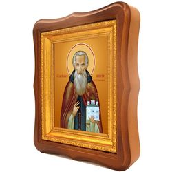 Никита Костромской, Боровский, Серпуховской преподобный. Икона на холсте.