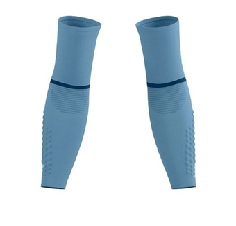 Compression sleeve Compressport Armforce Ultralight - denim/white