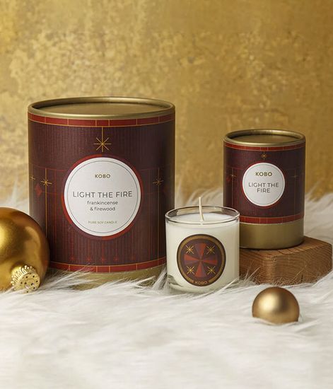 Light the Fire, свеча Holiday collection, Kobo Candles