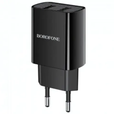 Зарядное устройство Borofone BA53A 2.1A 2xUSB Black