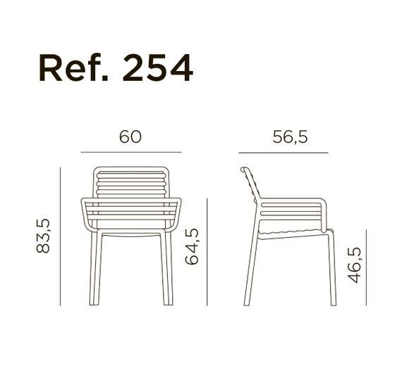 Стул Doga антрацит