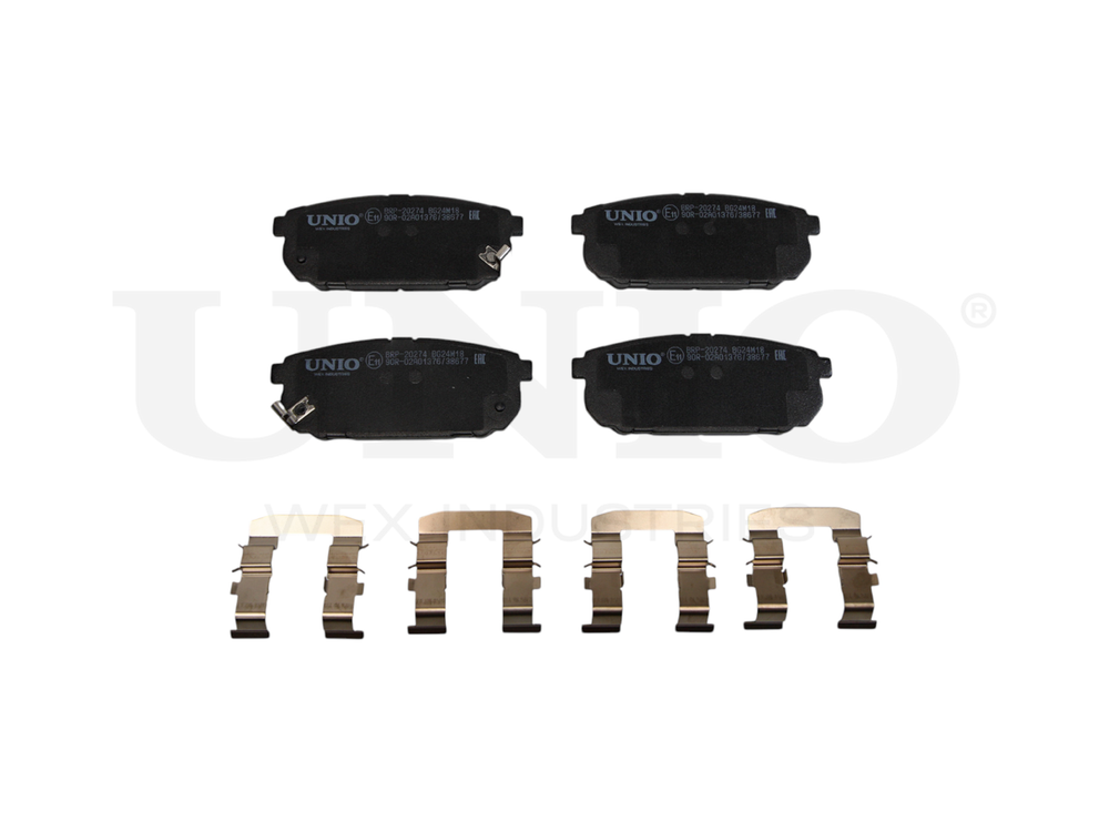 Колодки тормозные диск. задние UNIO BRP-20274