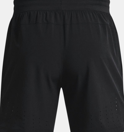 Мужские теннисные шорты Under Armour Speedpocket Vent Shorts - black/reflective