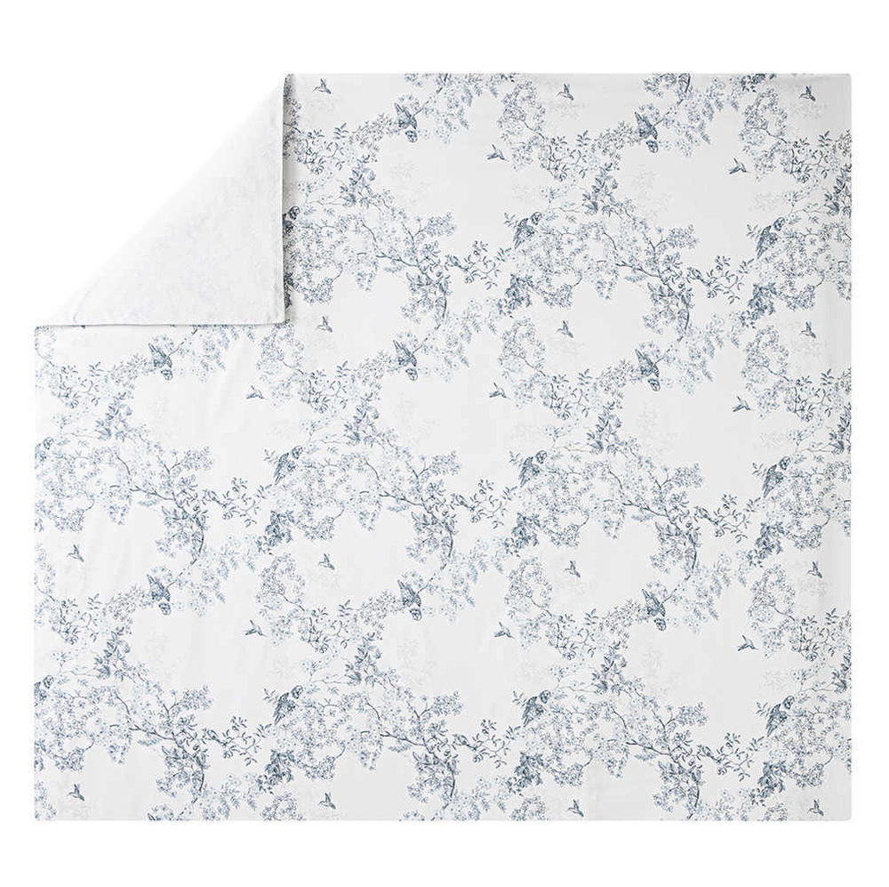 Постельное белье 2 спальное евро Alexandre Turpault Canopee голубое