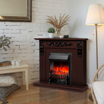 Каминокомплект Real Flame Dominica Corner DN с очагом Fobos Lux Black (угловой) (без пульта)