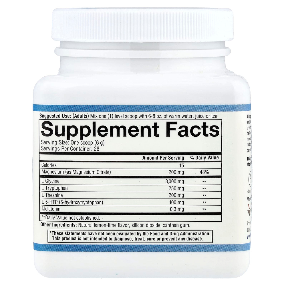 Youtheory, Порошок для сна, лимон и лайм, 172 г (6 унций)