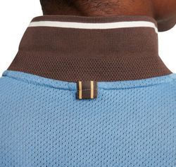 Мужское теннисное поло Nike Court Heritage Tennis - небесный