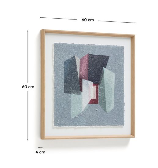 Картина Veluni из переработанной бумаги 60 x 60 см