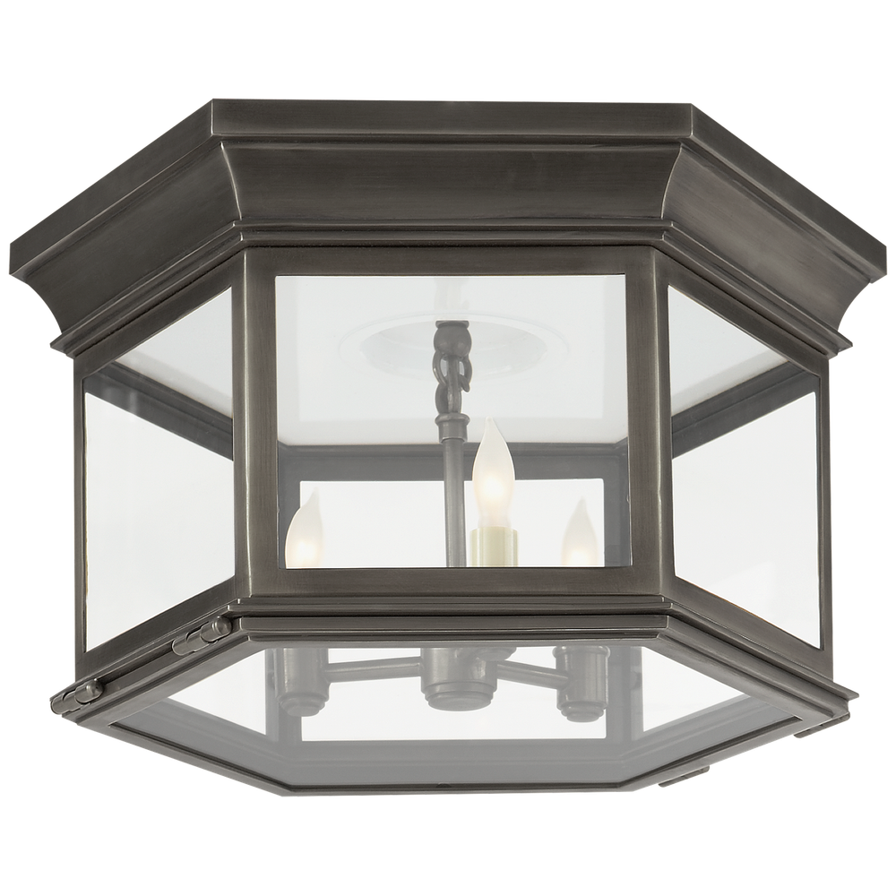 Потолочный светильник Visual Comfort Club Large Hexagonal Flush Mount