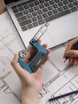 REXBETI Микрометр нониусный 25-50 мм, 0,01 мм