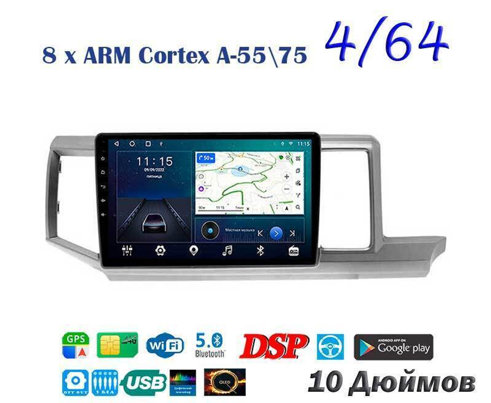 Topway TS10 4+32GB 8 ядер для Honda Stepwgn 2009-2015