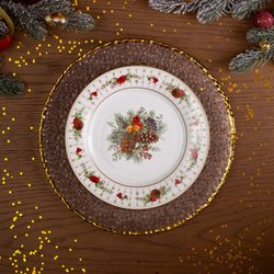 ТАРЕЛКА ЗАКУСОЧНАЯ LEFARD "CELEBRATION" 20,5 СМ (КОР=18ШТ.)