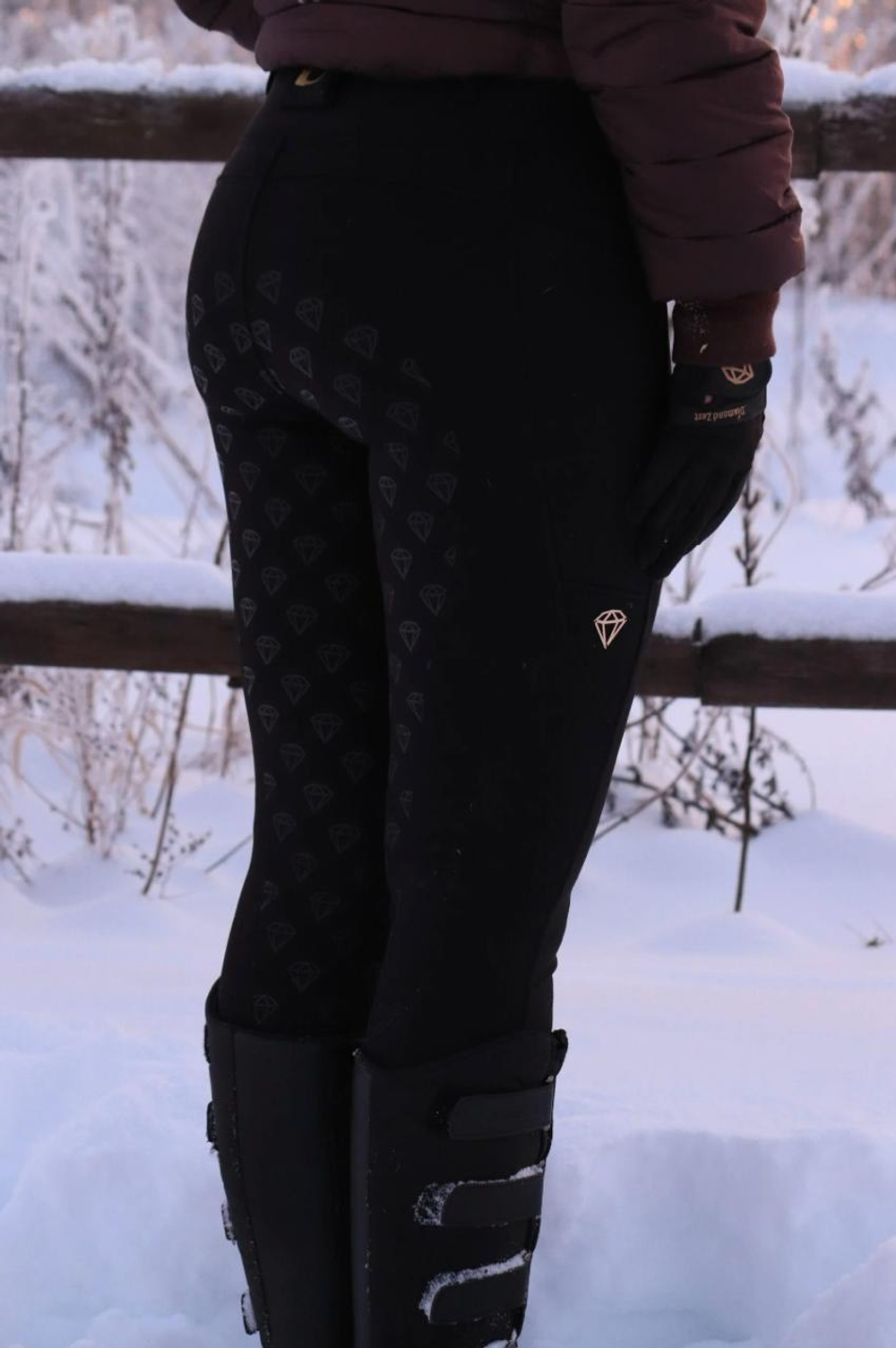 Утепленные бреггинсы для верховой езды Diamond Zest