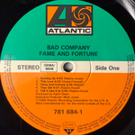 Bad Company ‎– Fame And Fortune (Германия 1986г.) Т