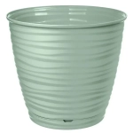 Горшок для цветов Saffron 2,6 л с поддоном (светло-зеленый)