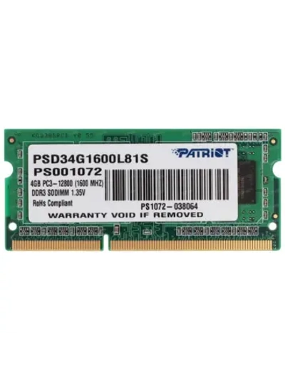 Оперативная память Signature PSD34G1600L81S 4 ГБ