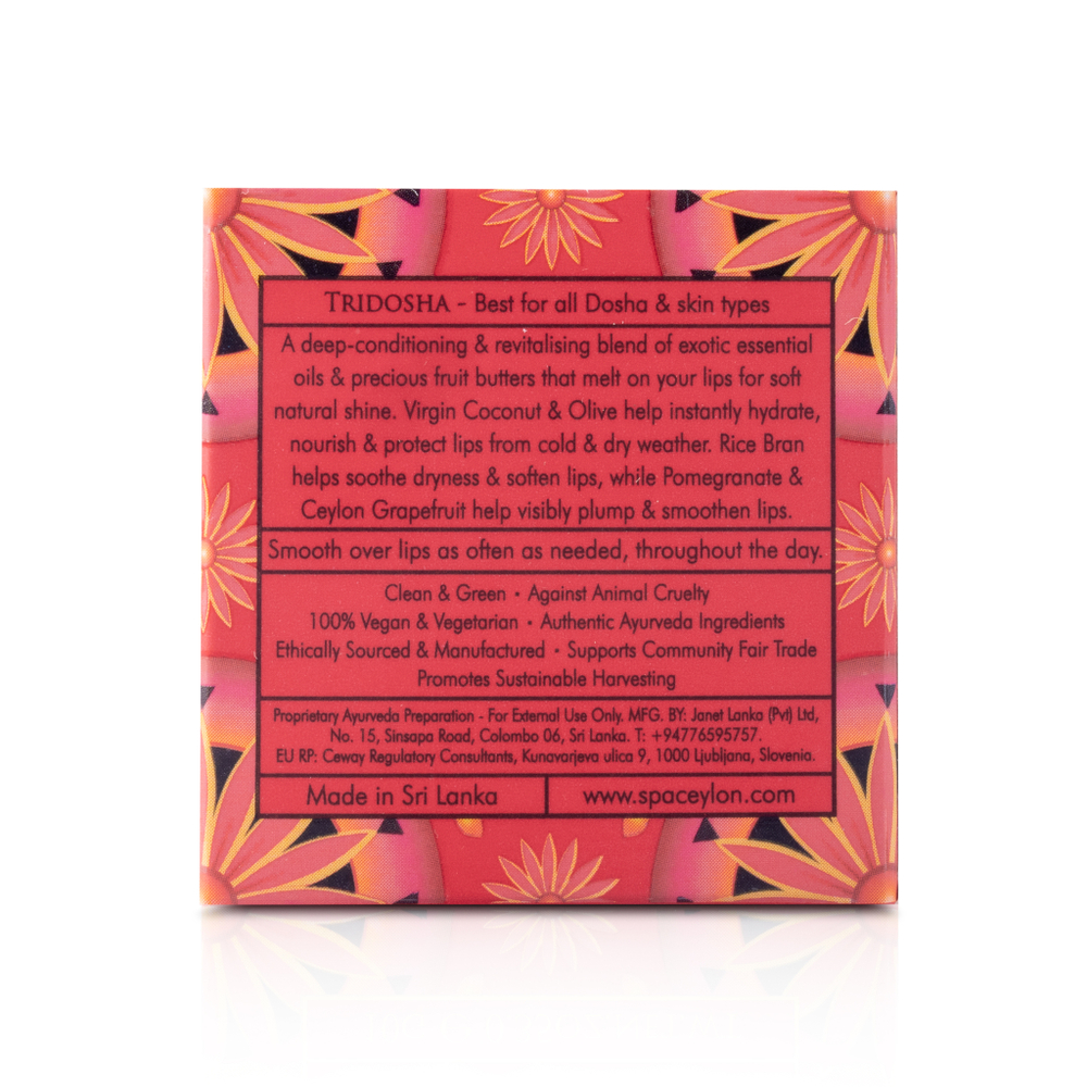 Бальзам для губ "ЦЕЙЛОНСКИЙ ГРЕЙПФРУТ И РИС" (10гр)